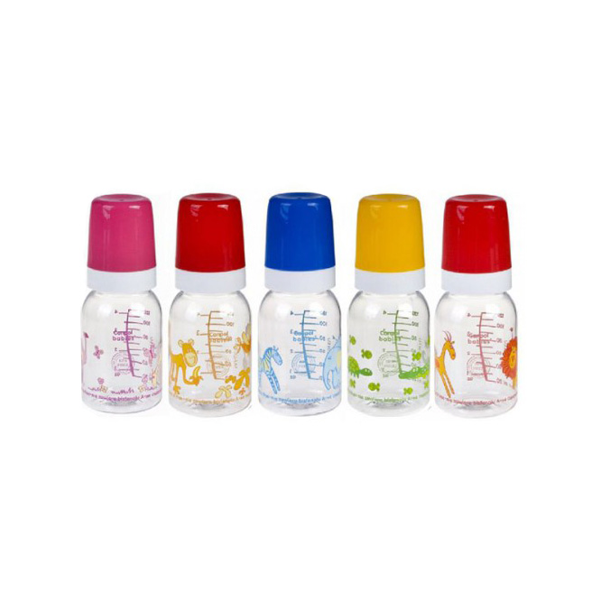 Бутылочка для кормления Canpol Babies пластиковая, соска из силикона, 120 мл, 11/850