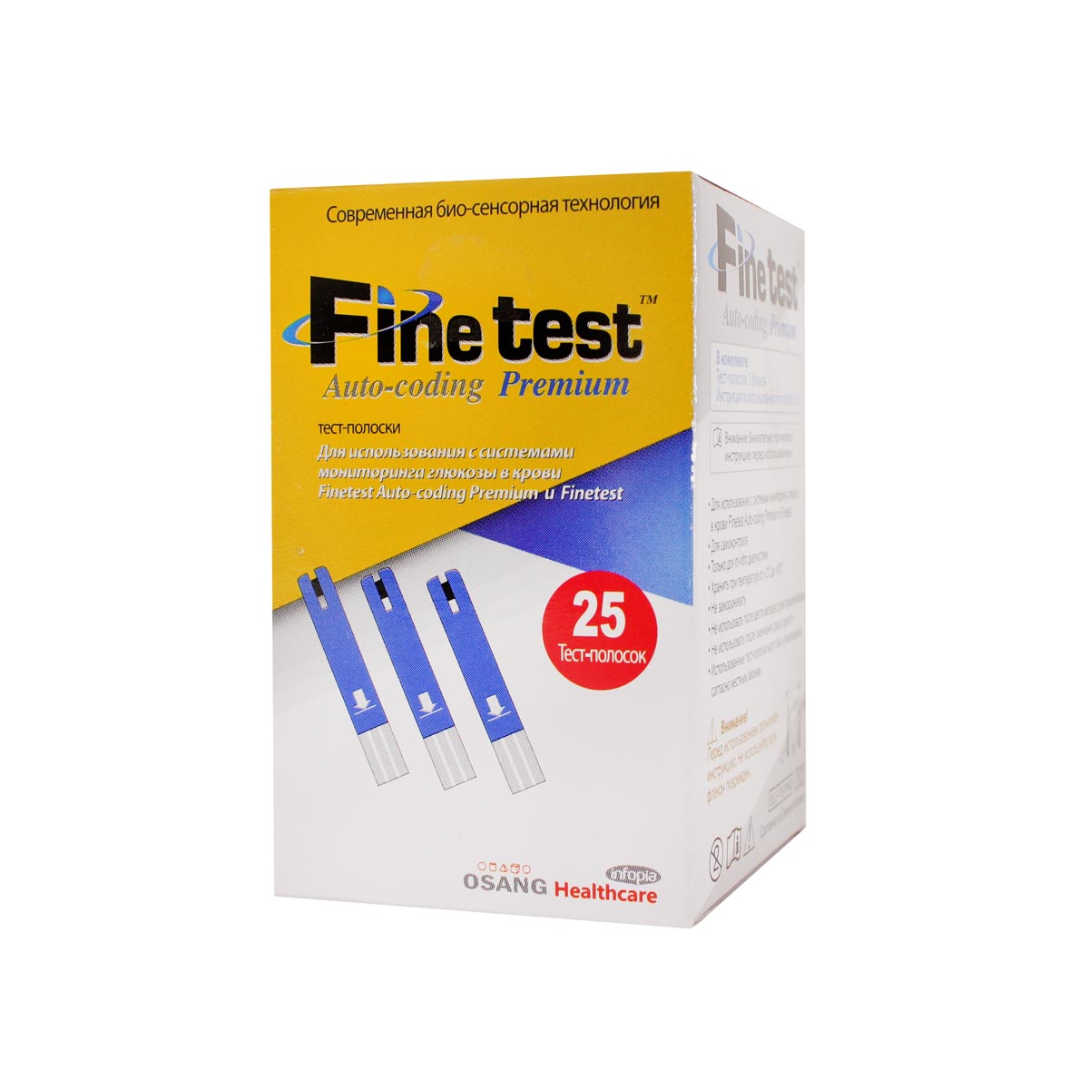 Тест-полоски Auto-coding Finetest Premium