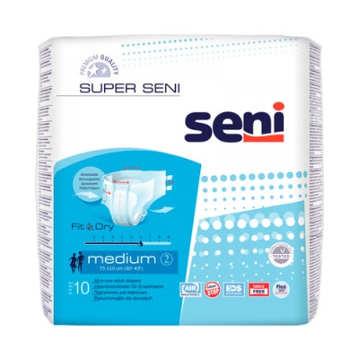 Подгузники для взрослых Super Seni дышащие